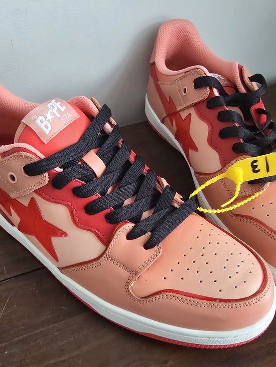Bape Other - BAPE STA Low Sneakers RED GRADATION